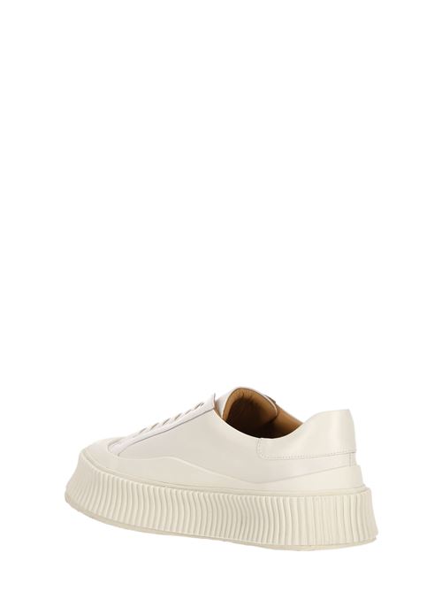 Lace-up leather platform sneakers JIL SANDER | J32WS0018P4833102